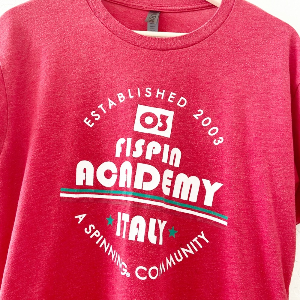 🇮🇹Italy Spinning Community T-Shirt by Ouray. Size Medium